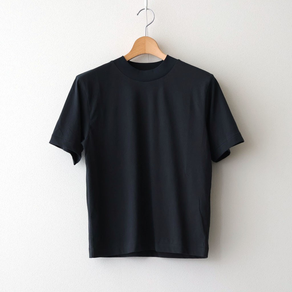 Rakuten - ATON｜FRESCA NUBUCK MOCK NECK T SHIRTS #CHARCOAL GRAY [KKAGLM0605]