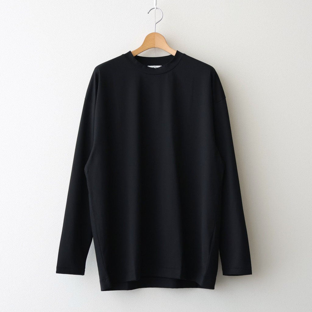 ATON｜SUVIN 60/2 OVERSIZED LONG SLEEVE T-SHIRT #BLACK [KKAGLM0018] moderate-10107416 TAMAYA-GROUP楽天市場店 パッケージ画像
