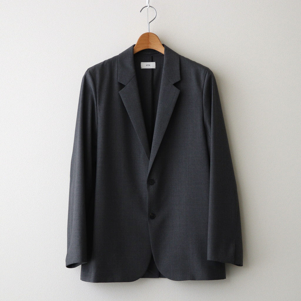 Rakuten - ATON｜WOOL TROPICAL TAILORED JACKET #TOP GRAY [JKAGCW0700]