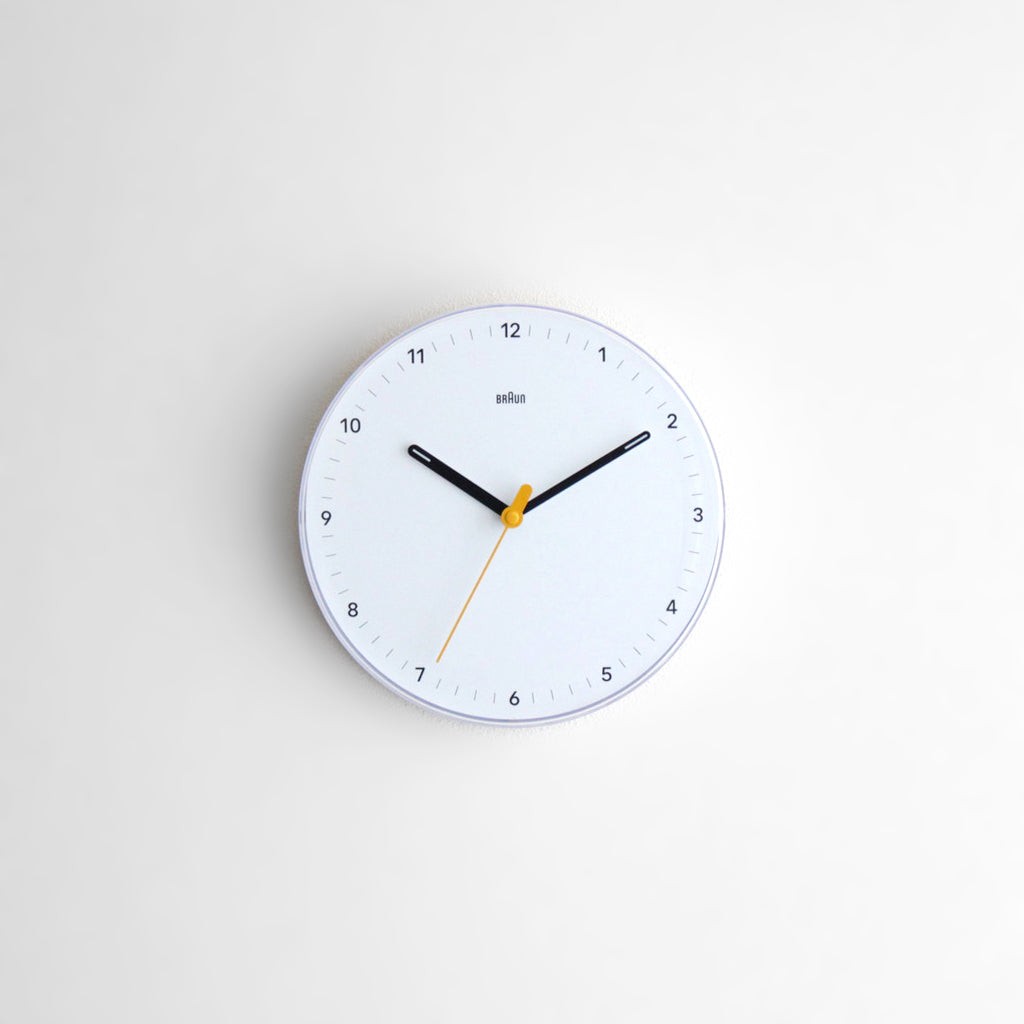 Rakuten - BRAUN｜Wall Clock #WHITE [BC26W]