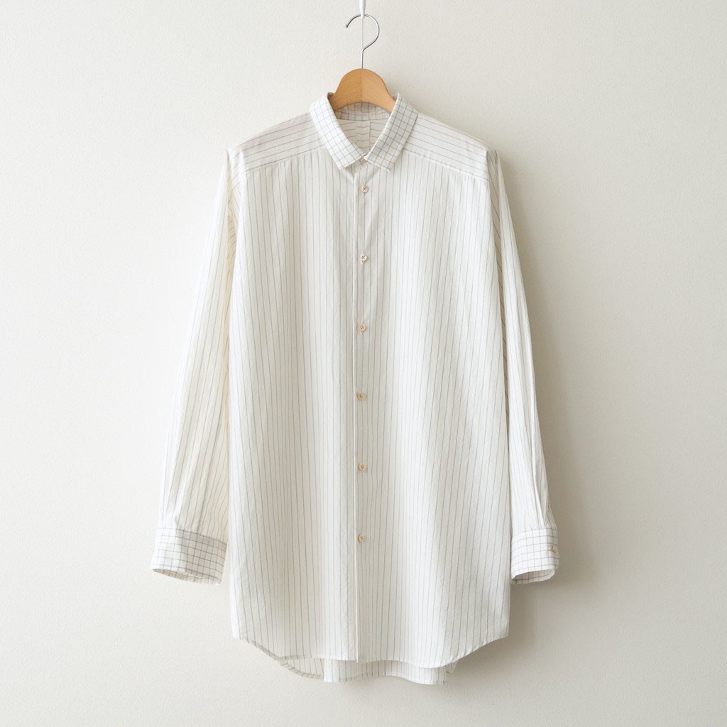 Rakuten - Dulcamara｜ヨークスリーブシャツ #WHITE STRIPE [D126-T610]