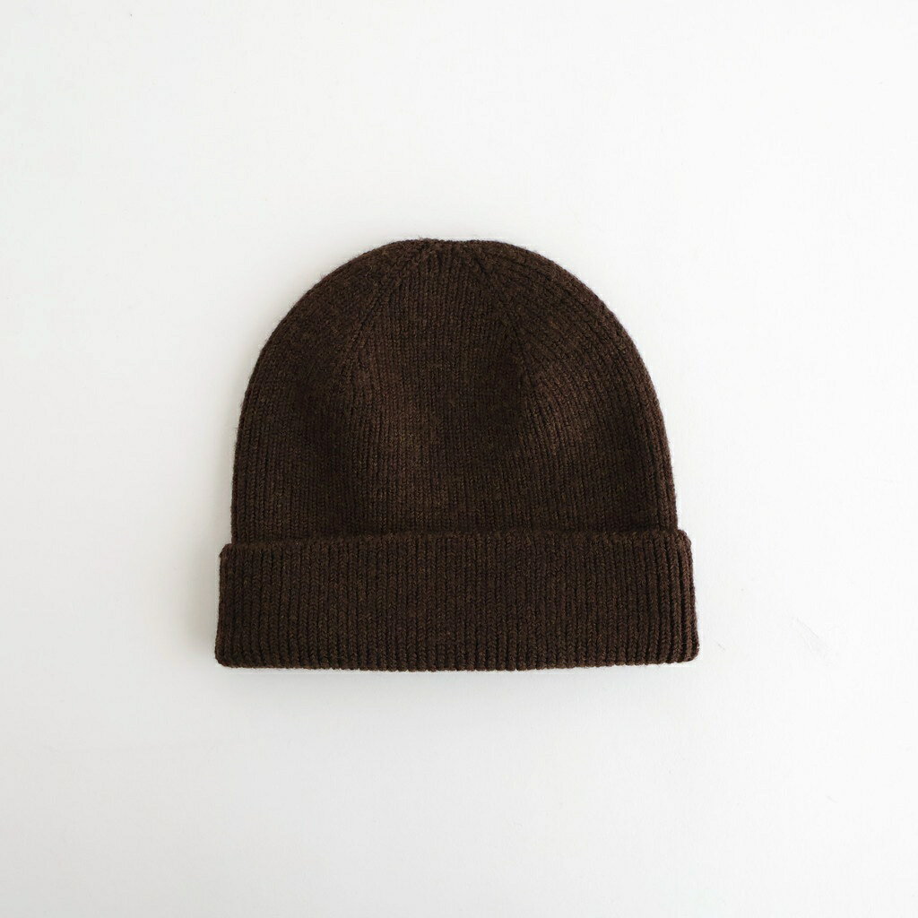 Rakuten - ROTOTO｜WASHABLE MERINO SEAMLESS BEANIE #BROWN [R5140-AW25]