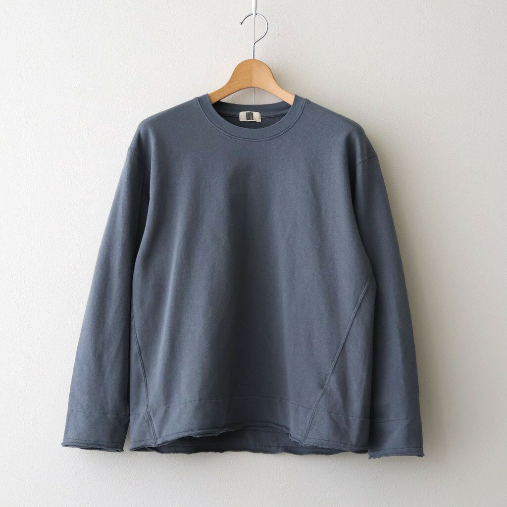 乐天商城 - UNFIL｜cotton open-end yarn terry sweat shirt #steel blue [WXSP-UW119]