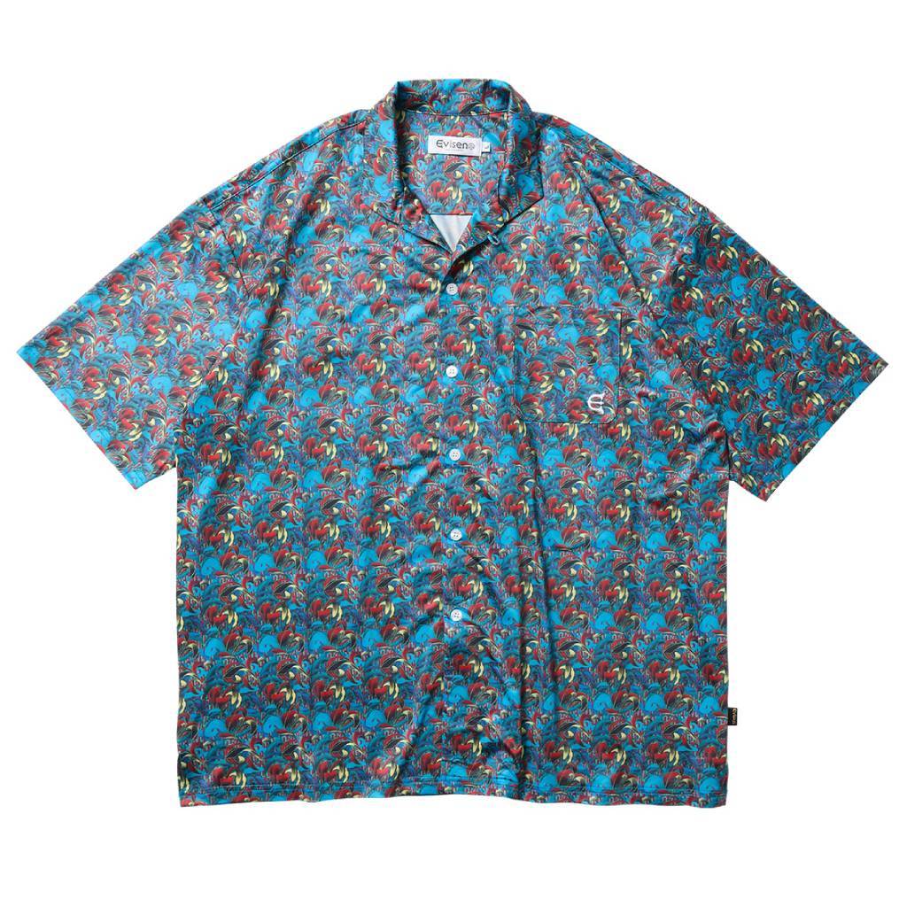 Rakuten - Evisen Skateboards｜JULIEN OPEN S/S SHIRT #Turquoise [26SS-S02]