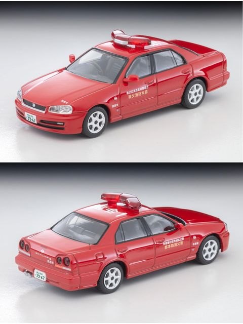 TAMAYA-GROUP楽天市場店のトミカリミテッドヴィンテージ ネオ LV-N363a 日産 スカイライン 4ドアスポーツセダン GT 消防指令車 (秩父消防本部)｜アングル2