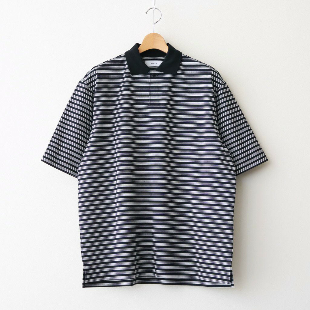 樂天商城 - marka｜ONE BUTTON TEE S/S #BLACK BORDER [M26A14CS02B]