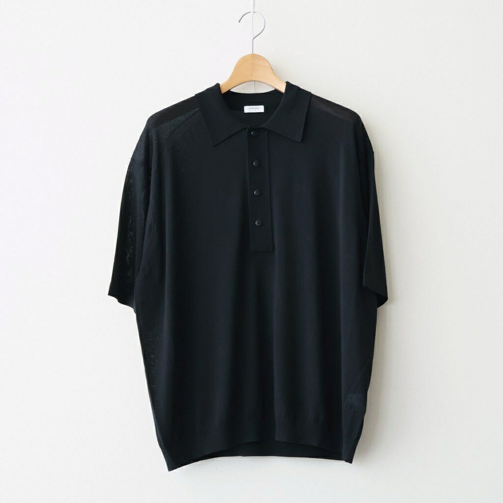Rakuten - crepuscule｜S/S Polo #BLACK [2601-014]