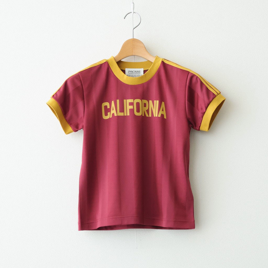 Rakuten - INSCRIRE｜Stripe Uniform T-Shirt #BORDEAUX [I26SS-BC16]