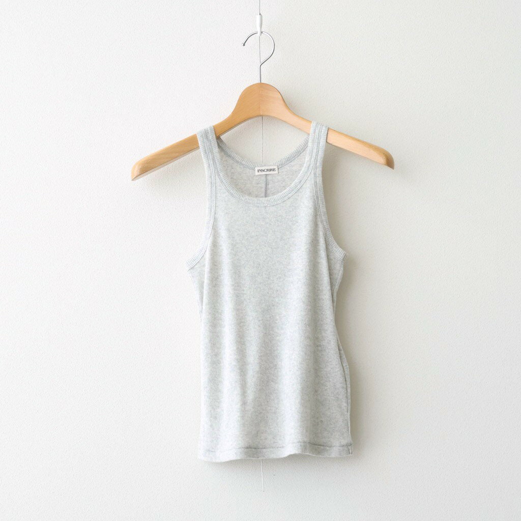 樂天商城 - INSCRIRE｜Gauze Teleco Tank Top #LT.GREY [I26SS-CUT1]
