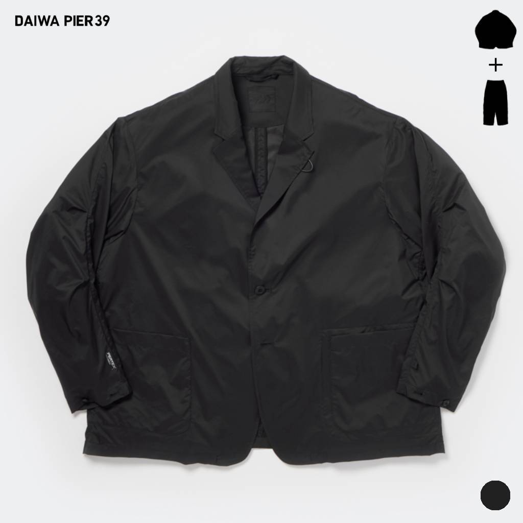Rakuten - DAIWA PIER39｜TECH PERTEX TRAVEL 2B JACKET & TECH PERTEX TRAVEL PANTS #BLACK [BJ-62026 / BP-63026]