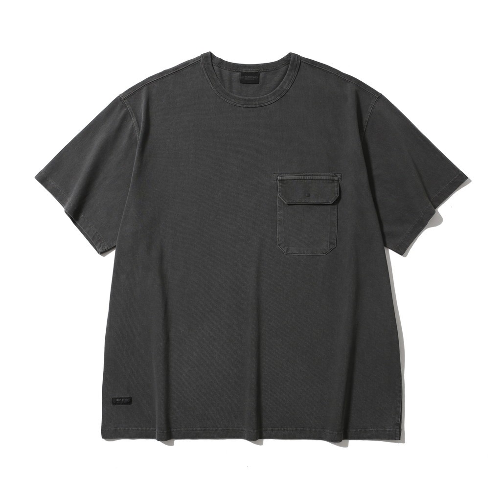 乐天商城 - HAVEOFFDUTY｜DYED POCKET HALF SLEEVE TEE #DARK GREY [HOD26-01-TS002]