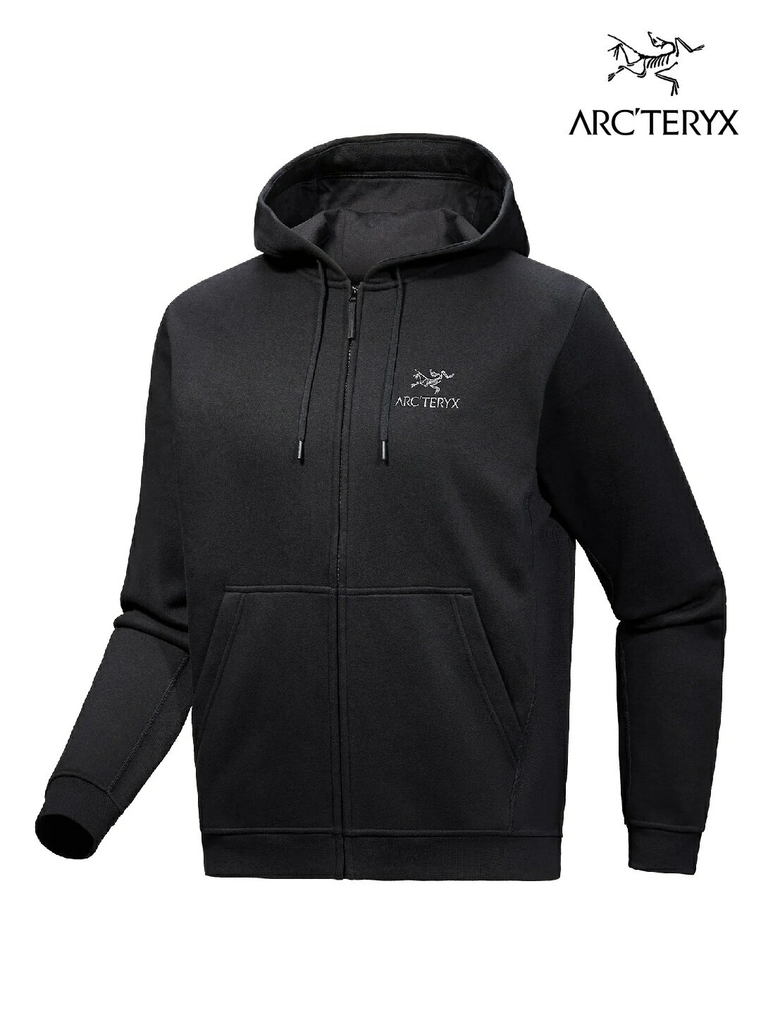 ARC'TERYX アークテリクス｜Emblem Fleece Full-Zip Hoody M #Black [X00000992903] エンブレム フリース フルジップ フーデ...