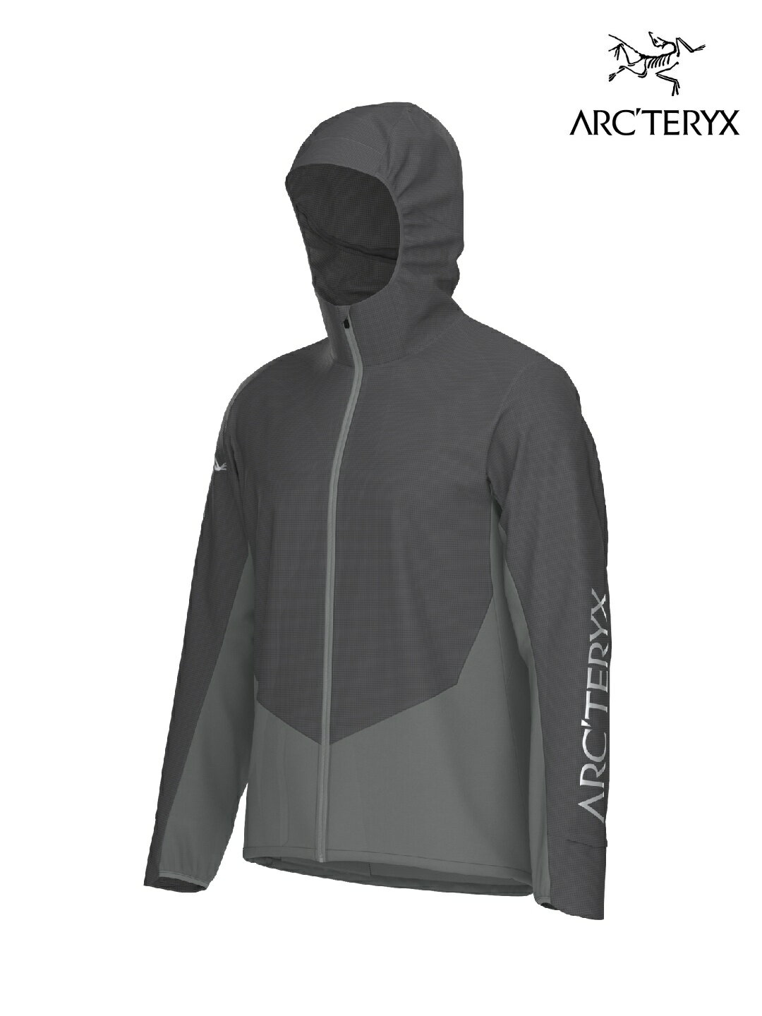 ARC'TERYX アークテリクス｜Norvan Windshell Hoody #Cloud / Void [X00001035403] ノーバン ウィンドシェル フーディ メンズ