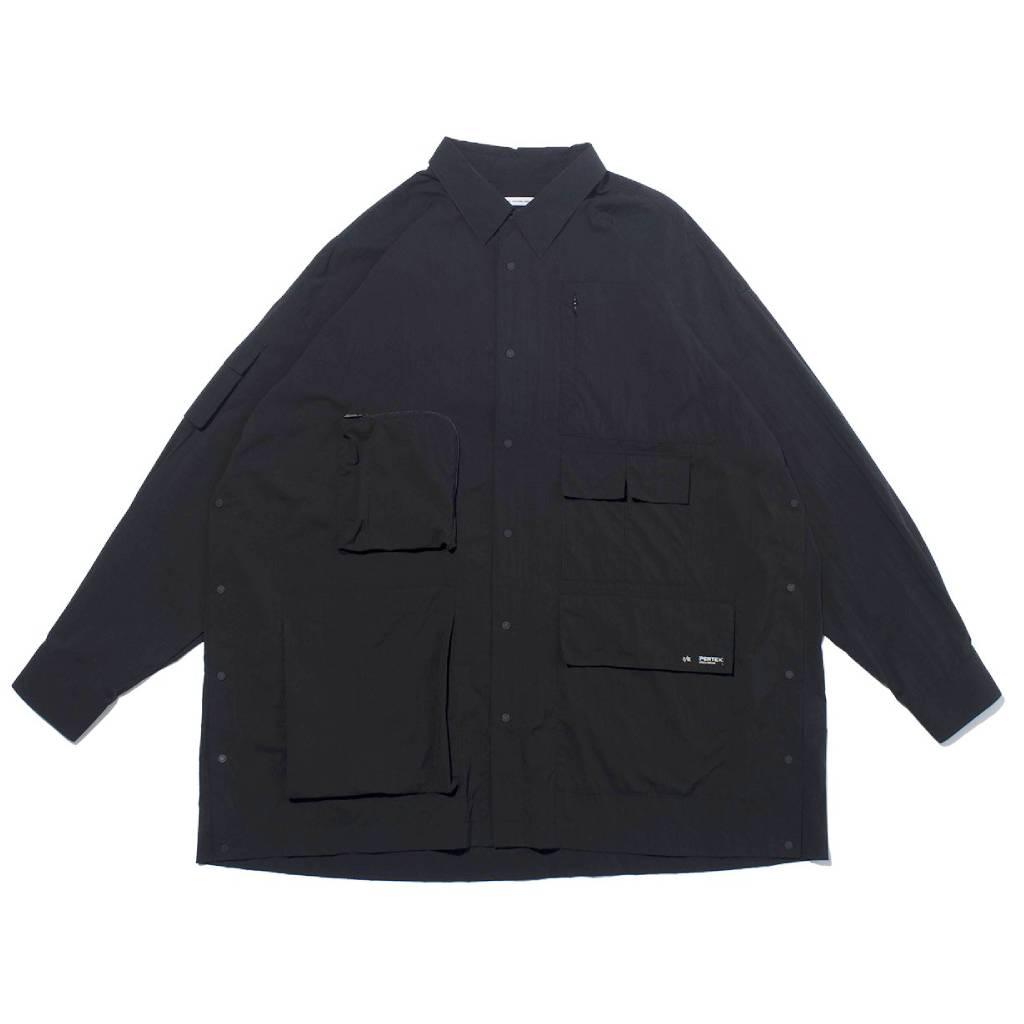 Rakuten - F/CE.｜PERTEX UTILITY LONGLINE SHIRT #BLACK [FPA02261U0004]