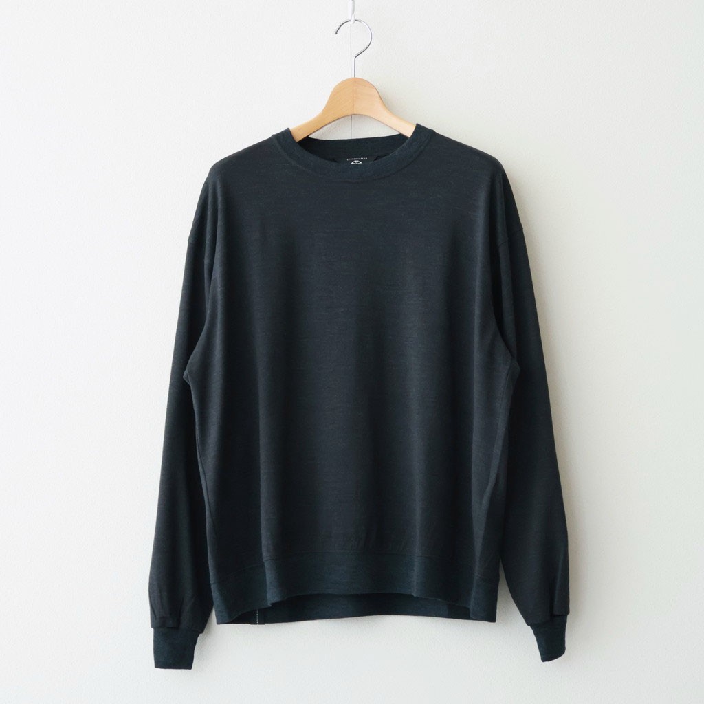 樂天商城 - STONEMASTER｜Washable Japanese Merino L/S Tee #CHARCOAL [SM61MC002]