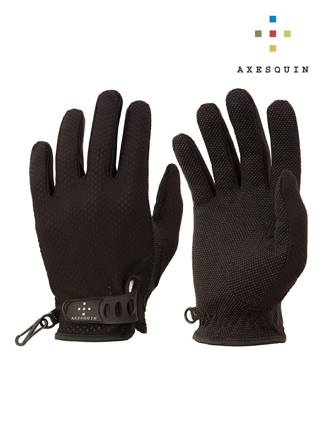 AXESQUIN アクシーズクイン｜Ventilation Glove #ブラック [13096] ベンチレーショングローブ
