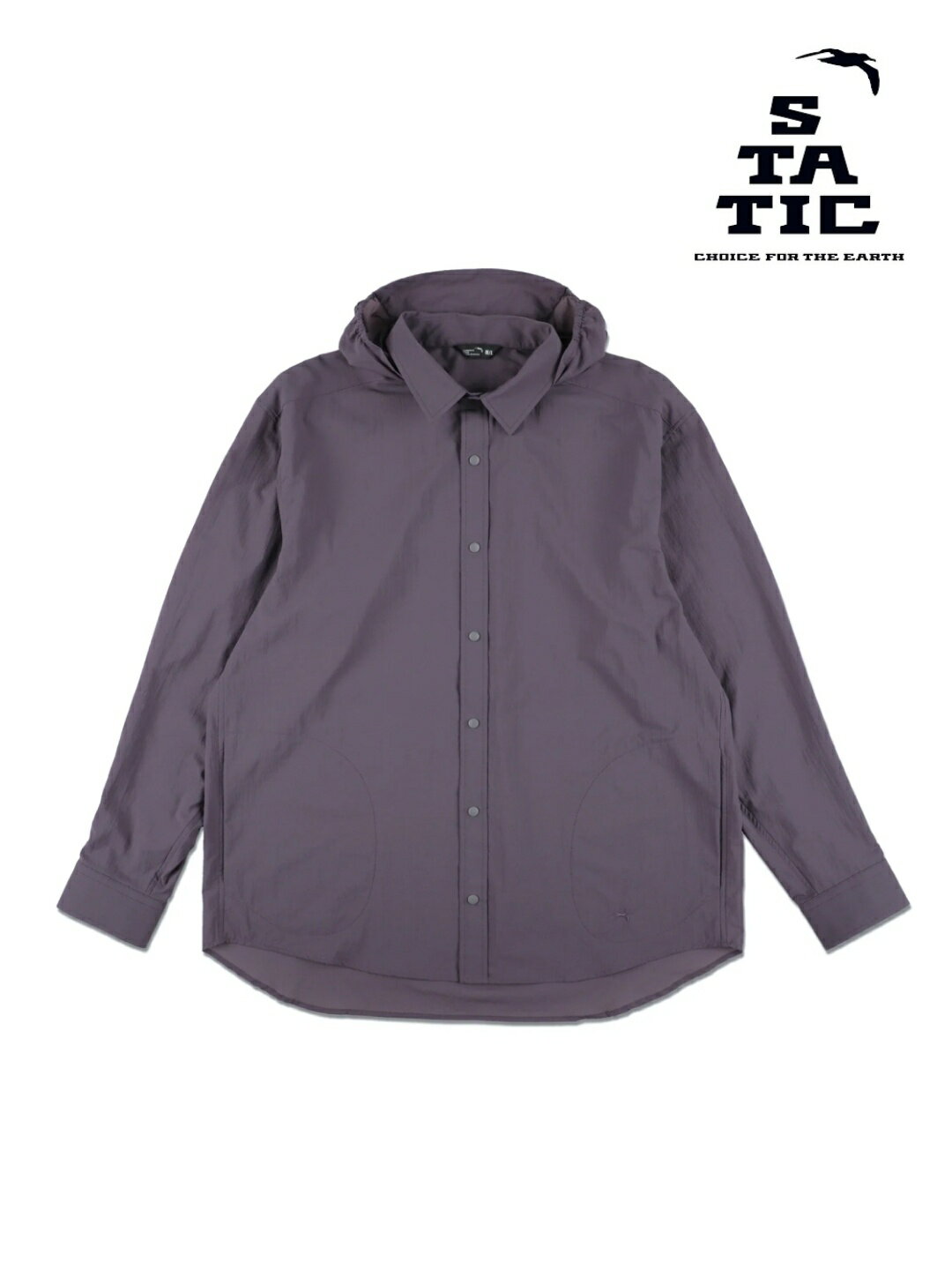 Rakuten - STATIC スタティック｜Merced River Hood Shirts #Sugilite [35202] マーセドリバー フード シャツ