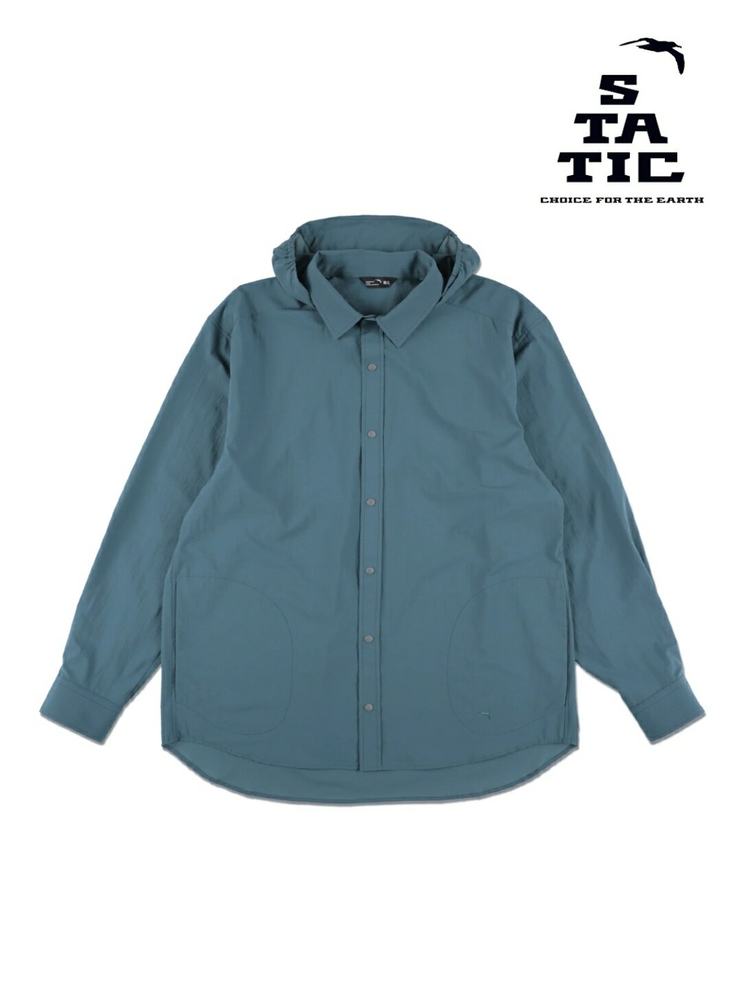 乐天商城 - STATIC スタティック｜Merced River Hood Shirts #Blue Slate [35202] マーセドリバー フード シャツ