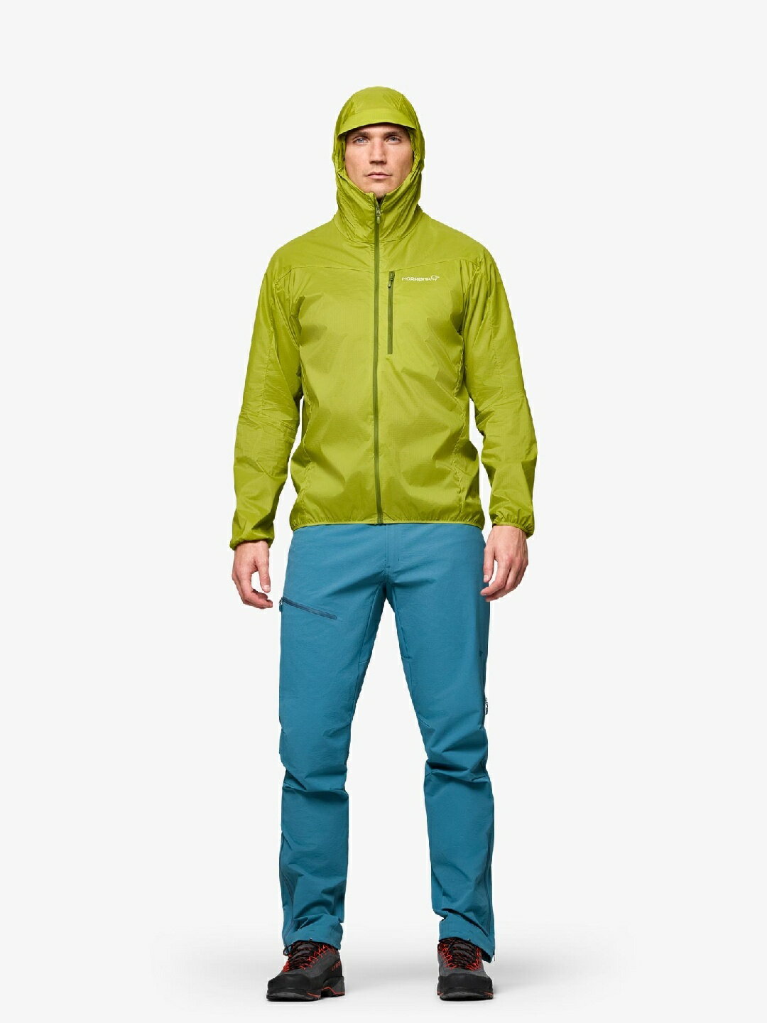 Norrona ノローナ｜falketind aero60 Zip Hood (M) #Golden Lime [1810-22] メンズ フォルケティン エアロ60 フード 3