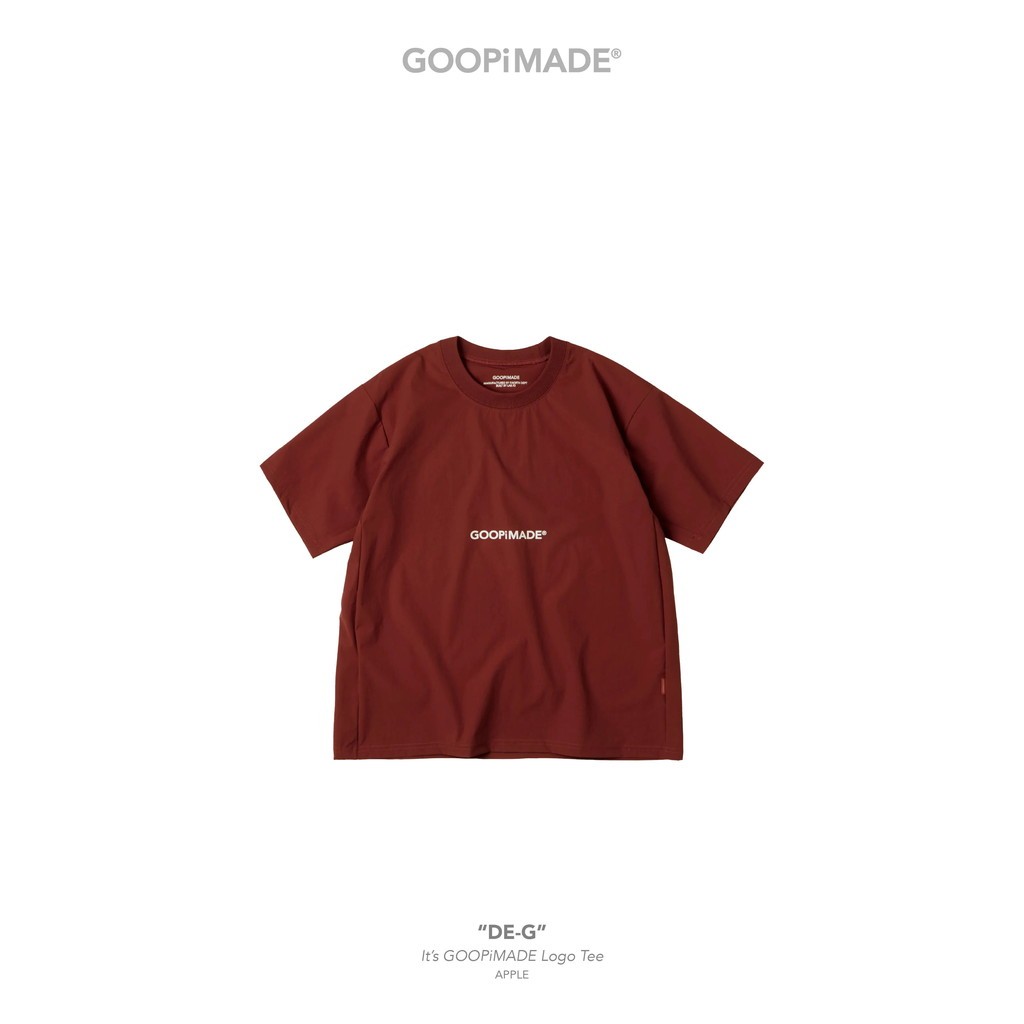 GOOPiMADE｜「DE-G」 It’s GOOPiMADE Logo Tee #Apple 