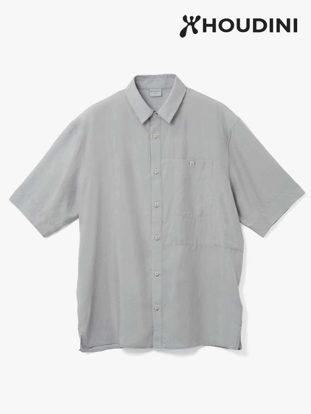 HOUDINI フーディニ｜Men's Tree Shortsleeve Shirt #Cloudy Gray [860051] メンズ ツリー ショートスリーブ シャツ