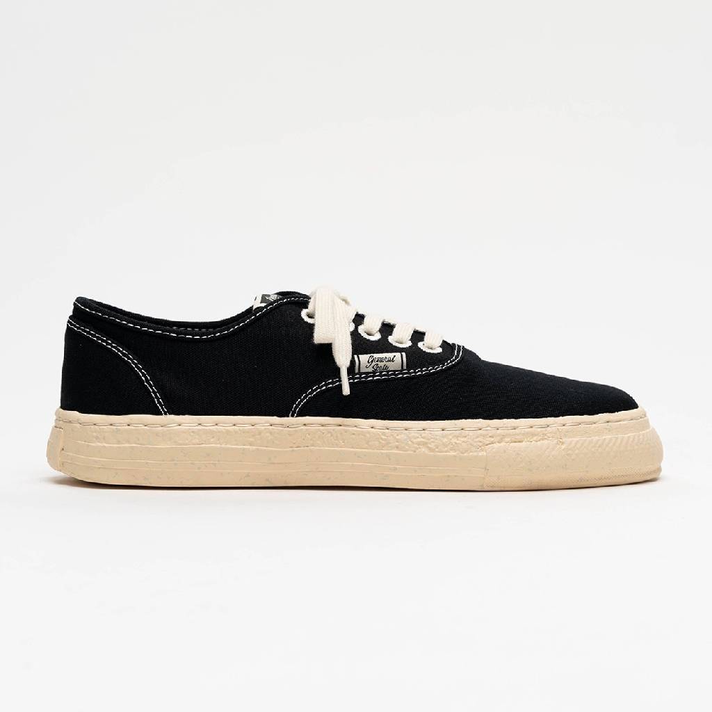 乐天商城 - General Scale｜KIEFER / PAST Sole Canvas Low-top Sneaker #BLACK [S16FW702]
