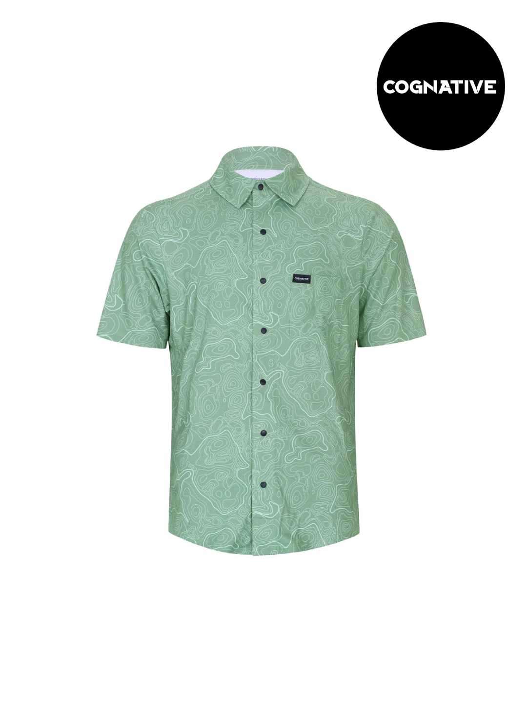 乐天商城 - Cognative コグネイティブ｜Men's Short Sleeve Catalyst Shirt #Moss Topo [CM-MCMM] メンズ 半袖カタリストシャツ