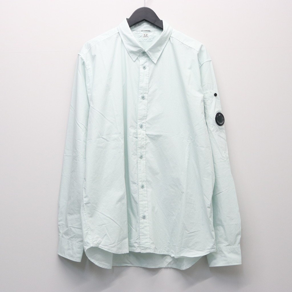C.P. COMPANY｜SH LONG SLEEVE IN POPELINE #MISTY BLUE 804 