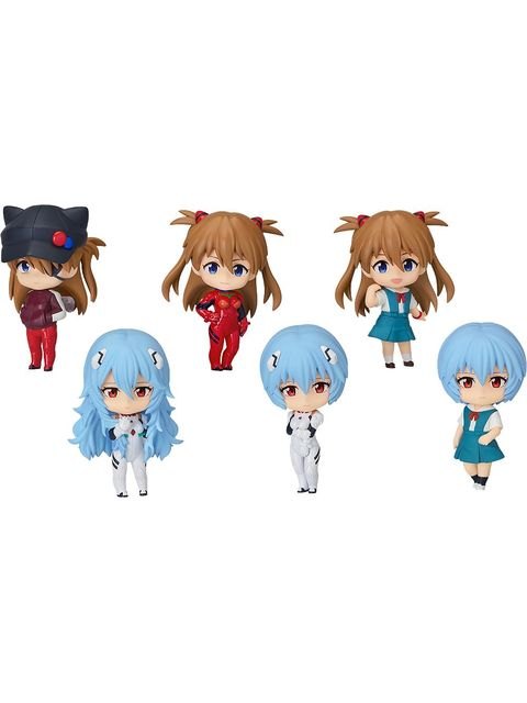 ※1BOX（6個入り）での販売です。 ※キャラクター全6種+さぷらいずパーツ全18種よりランダムに封入。 ※BOXでご購入いただくと、キャラクターフィギュアは全種揃います。 ※さぷらいずパーツは、BOXでご購入いただいても全種揃いません。また、キャラクターとの組み合わせはランダムです。 ※商品の特性上、同じ商品が重複する可能性がございますがご了承ください。 シリーズ“ねんどろいどさぷらいず”に『ヱヴァンゲリヲン新劇場版』がラインナップ！ ・キャラクターラインナップ：「綾波レイ プラグスーツVer.」「綾波レイ 制服Ver.」「綾波レイ ロングヘアVer.」「式波・アスカ・ラングレー プラグスーツVer.」「式波・アスカ・ラングレー 制服Ver.」「式波・アスカ・ラングレー ジャージVer.」全6種(ランダム) ・さぷらいずパーツ：全18種(ランダム) 原型制作：七兵衛(松田モデル)、SELECT D 制作協力：ねんどろん 塗装済みフィギュア 【1BOX】6個入り 【サイズ】全高：約70mm(ノンスケール) 【素材】プラスチック 【その他】イーゼル付属 【セット内容一覧】 ねんどろいどさぷらいず ヱヴァンゲリヲン新劇場版 6個入りBOX (c) カラー ※こちらの商品は実店舗及び、弊社が運営する他ショッピングサイトと在庫を共有して販売しております。 ご注文受付後の在庫確認となり、場合によっては在庫切れが発生する可能性もございます。 その際は申し訳ございませんがメールでお知らせ致しますのでご了承下さいませ。 ※メーカー画像を使用しておりますので本商品と多少仕様（ロゴの位置やカラー、柄の位置等）が異なる場合もございます。 ※輸送箱の有無、開封・傷みなど、商品に直接関係のないコンディションの返品には対応できません。 ※この商品に関する電話でのお問い合わせは「059-349-4545」ファットママまで。ねんどろいど さぷらいず ヱヴァンゲリヲン新劇場版 6個入りBOX