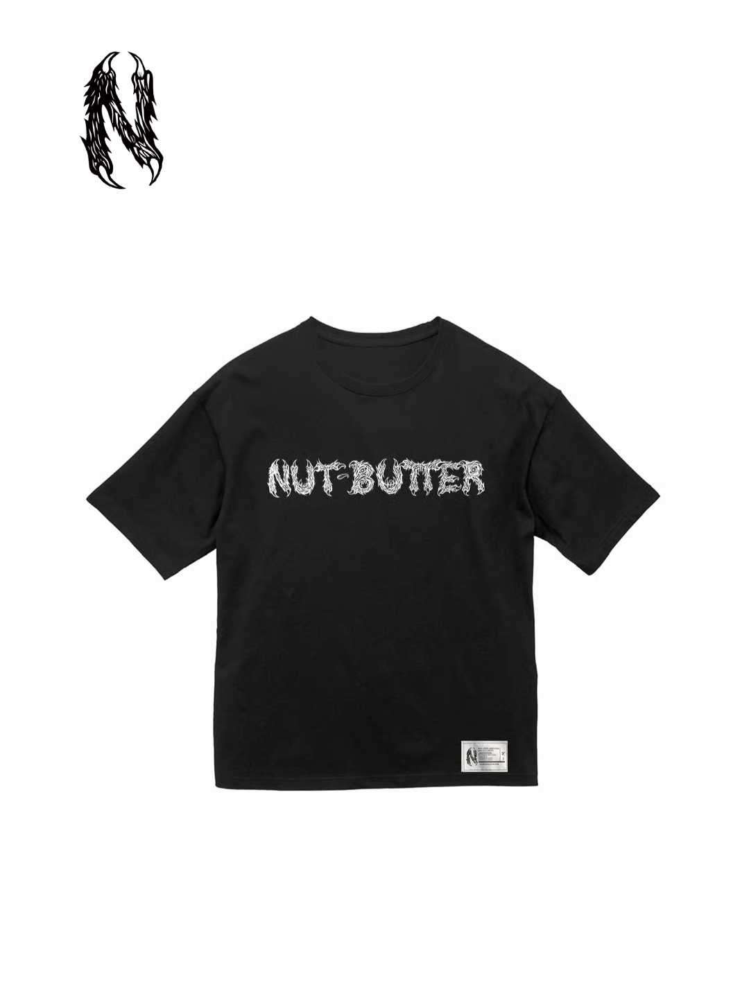 NUT-BUTTER ナットバター｜NUT-BUTTER 5.6オンス ビッグシルエット T #BLACK