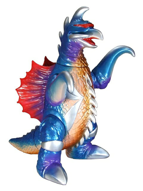 [グレートザウルスについて] 第3次怪獣ブームと呼ばれる1970年代後半、ポピー『グレートザウルスシリーズ』『キングザウルスシリーズ』(販売期間1978～1981)が登場した。バンダイのグループ会社であった「ポピー」のコレクション玩具である。 シリーズ最大の特徴は、全てのキャラクターの両足にモールドされた、それぞれの足形。これによりこのシリーズは「足型シリーズ」とも呼ばれることもあった。 ウルトラ怪獣シリーズと東宝怪獣シリーズで展開されていた。 ゴジラ70周年の企画として2024年に、歴史あるゴジラソフビの「グレートザウルス ゴジラ」を忠実に再現、新規金型により復刻した。続いてキングギドラをポピーキングザウルスシリーズで発売されていたレトロな丸みのある造形フォルムにてリリース。 ポピーキングザウルスのガイガンをイメージして、新規造形によりグレートザウルスシリーズのサイズで立体化！ ガイガンはサイボーグ怪獣、未来怪獣とも言われ、バイザーのような赤い単眼に、頭頂には大きな1本角、口の左右には牙、鋭くとがった手足の1本爪に腹部のカッターが特徴的の怪獣。背中には翼を3枚持つ。ガイガンも同シリーズ特有のレトロな丸みのある造形フォルムに仕上がっている。 別売りのグレートザウルス ゴジラたちと一緒に展示してみよう！ ※可動箇所：首、両腕、両足、尻尾 足裏には当時のグレートザウルス(キングザウルス)の足型のモールド入り。 塗装済み完成品 【サイズ】全高約285mm 【素材】ソフトビニール、PVC 【可動箇所】首、両腕、両足、尻尾 (c) TM ＆ (C) TOHO CO.， LTD. ※こちらの商品は実店舗及び、弊社が運営する他ショッピングサイトと在庫を共有して販売しております。 ご注文受付後の在庫確認となり、場合によっては在庫切れが発生する可能性もございます。 その際は申し訳ございませんがメールでお知らせ致しますのでご了承下さいませ。 ※メーカー画像を使用しておりますので本商品と多少仕様（ロゴの位置やカラー、柄の位置等）が異なる場合もございます。 ※輸送箱の有無、開封・傷みなど、商品に直接関係のないコンディションの返品には対応できません ※この商品に関する電話でのお問い合わせは「059-349-4545」ファットママまで。プレックス グレートザウルス ガイガン ソフビフィギュア