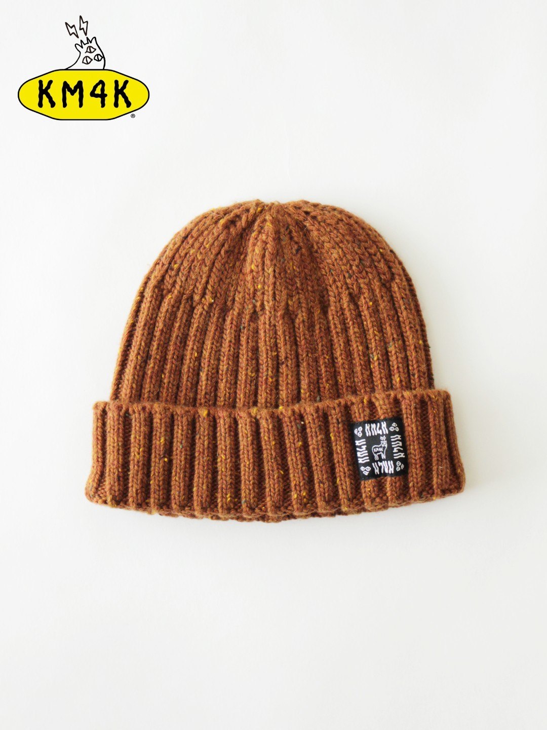 KM4K カモシカ｜26/27モデル KM4K HIKER BEANIE #BROWN MIX ハイカービーニー