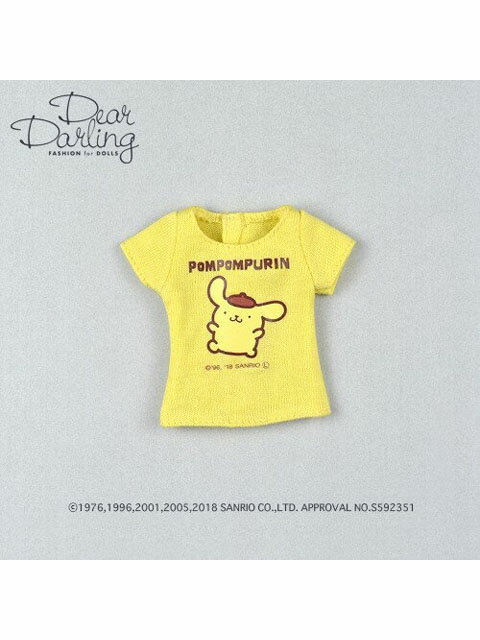 ブライス 22cm コスチューム サンリオキャラクターコラボTシャツ 「ポムポムプリン」 Dear Darling Fashion for Dollsのサムネイル