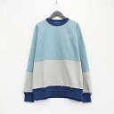 MULTI COLOR CUTOFF SWEAT #BLUE [23SS-FS-34/FS1078]