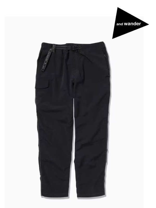 and wander ɥ Women's Ny taffeta hiker pants #black [5743252037] ʥ󥿥ե ϥѥ ǥ