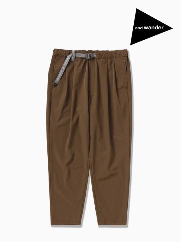 and wander ɥ Women's light w cloth pants #brown [5743282072] 饤ȥ֥륯ѥ ǥ