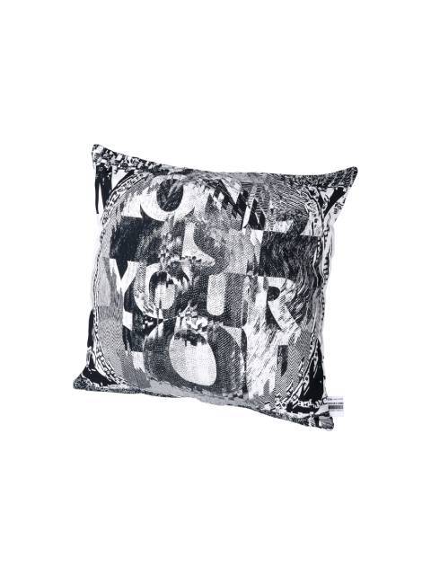 メディコムトイ SQUARE CUSHION 「MONEY IS YOUR GOD」 WHITE×BLACK