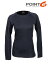 Point6 ポイント6｜Women's Base Layer Long Sleeve Mid Crew Neck Top #Black [81-8004-204] ベースレイヤーロングスリーブ ミッドクルーネックトップ (レディース)