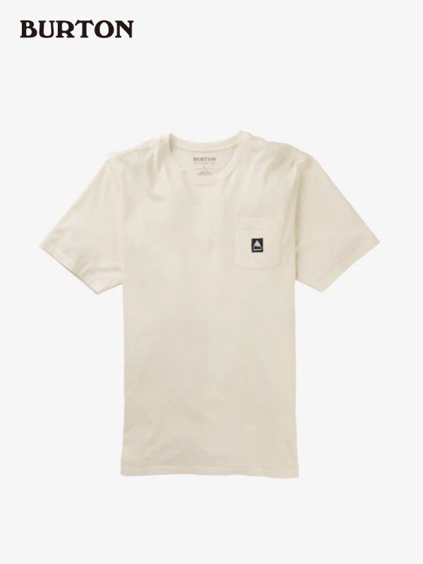 BURTON バートン - Colfax Short Sleeve T-Shirt Stout White 203851
