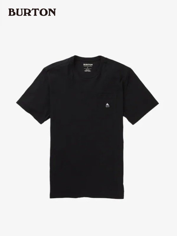BURTON バートン - Colfax Short Sleeve T-Shirt True Black 203851