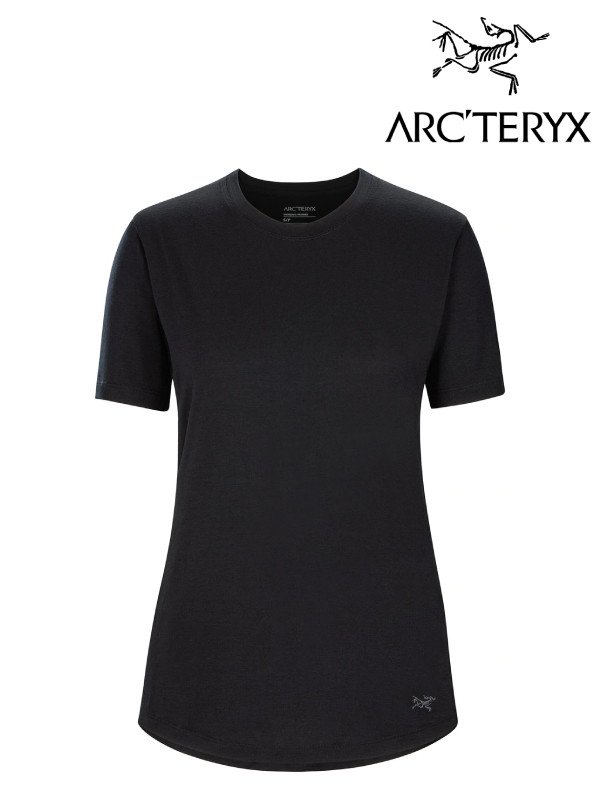 ARC'TERYX アークテリクス｜Women's Lana Crew Neck Shirt SS (レディース) #Black [28018][L07593600] ラナ クルーネック Tシャツ レディース