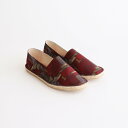 Hender Scheme｜JUTE SLIPPER #ABSTRACT BURGUNDY [ol-s-jut]