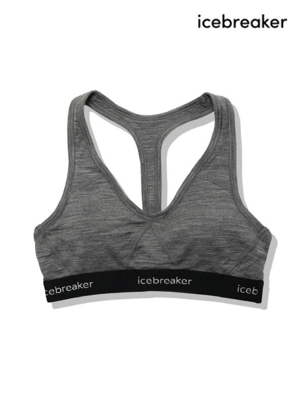 ICEBREAKER アイスブレイカー｜Women's SPRITE RACERBACK BRA #GR [IUW52201] スプライト レーサーバック ブラ (レディース)