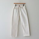 RESOLUTE｜TAPERED STRAIGHT JEANS L31 94 WHITE AA710