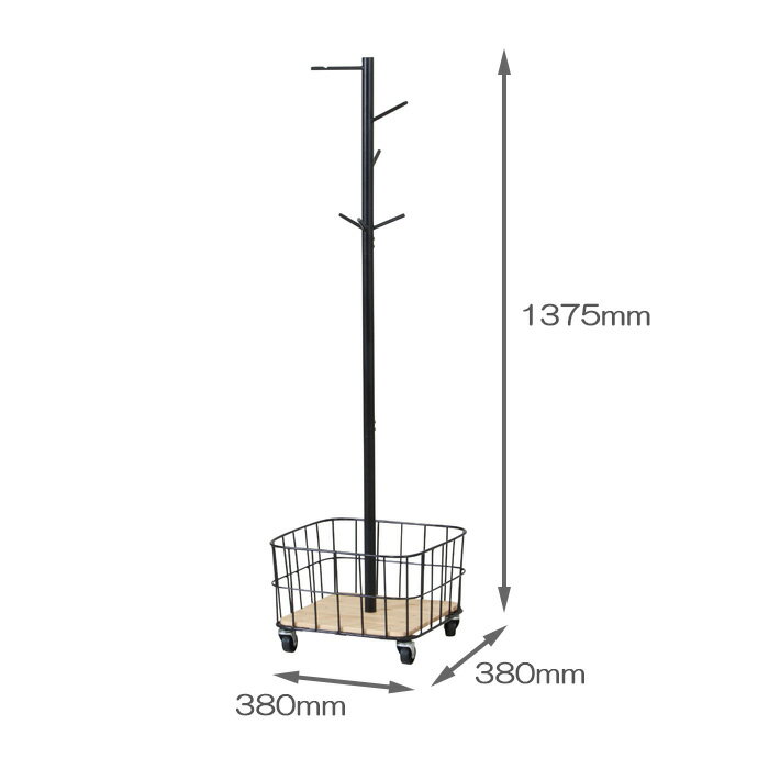 BY CAGE POLE HANGER ビーワイ ケージ ポール ハンガー MASH マッシュ コートハンガー ハンガーラック キャスター付き moderato3 3