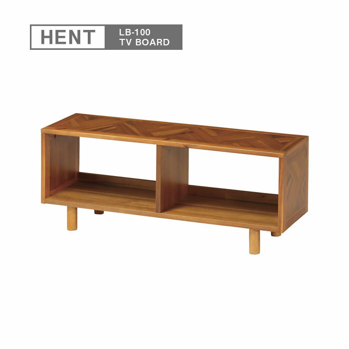樂天商城 - TVボード ヘント 幅100cm 寄木突板 ローボード LOW BOARD HENT-LB100 moderato3