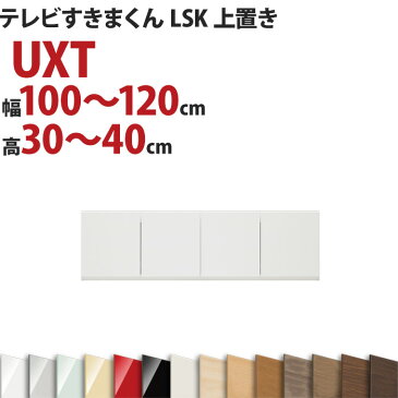 テレビすきまくん LSK 上置き UXT 幅100〜120cm　高さ30〜40cm 完成品 日本製 おしゃれ セミオーダー 楽天 インテリア