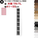 ワードローブすきまくん WSD 棚 片開 TR(右開)/TL(左開) 幅41〜55cmセミオーダー 完成品 国産 日本製 ラック 収納 収納家具 おしゃれ イン...