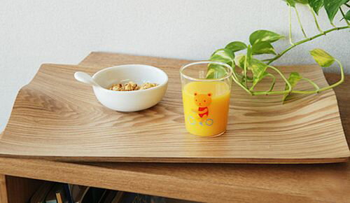 樂天商城 - 木製トレー　ノンスリップ　カーブ　ハンドルトレイ　ウィロー　45141 一人暮らし ひとり 一人 二人暮らし【北海道・沖縄・離島配送不可】