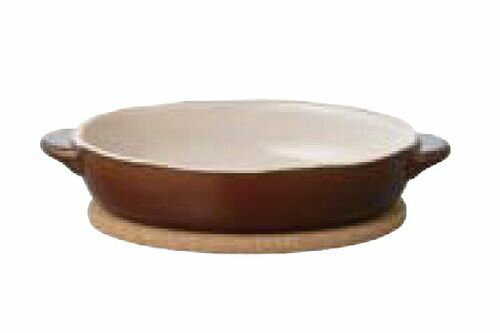 樂天商城 - ほっくり　オーバルグラタン　ブラウン　16477 一人暮らし ひとり 一人 二人暮らし【北海道・沖縄・離島配送不可】